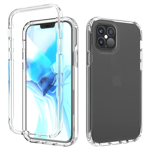 Transparent Shockproof Silicone Phone Case For iPhone 13 12 11 Pro Max XR XS Max X 7 8 Plus 11 Armor Heavy Duty Protection Cover