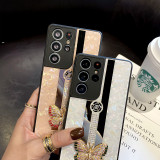 Luxury Rhinestone Fashion 3D butterfly Phone Case For Samsung Galaxy S21 S20 Plus Fe 5G Note 20 Ultra A42 A52 A72 Cover