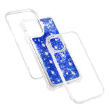 Glitter Liquid Quicksand Sequins Phone Case For iPhone 11 13 12 14 Pro XS Max XR X 7 8 Plus 12Mini 2 in 1 Shockproof Bumper Back Cover
