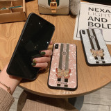 Luxury Rhinestone Fashion 3D butterfly Phone Case For  iPhone 14 13 12 11 Pro Mini  XR X XS Max 7 8 Plus 6 6s Cover
