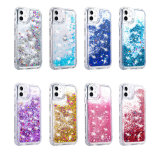 Glitter Liquid Quicksand Sequins Phone Case For iPhone 11 13 12 14 Pro XS Max XR X 7 8 Plus 12Mini 2 in 1 Shockproof Bumper Back Cover
