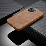 Original Genuine Leather Phone Case For iPhone 13 12 11 Pro Max XR X XS Max 7 8 Plus SE 2020 Soft Luxury Real Leather Back Cover