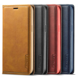 Luxury Slim Fit Premium Leather Cover for iPhone 13 11 12 mini Pro XR XS Max X 6 7 8 Plus Wallet Card Slots Shockproof Flip Case