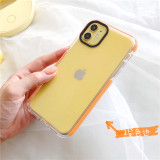 Cute Clear Shockproof Frame Case for iPhone 14 13 12 11 Pro Max SE 2020 7 8 Plus X XR XS Cover Soft Silicon TPU Protective Shell