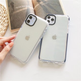 Cute Clear Shockproof Frame Case for iPhone 14 13 12 11 Pro Max SE 2020 7 8 Plus X XR XS Cover Soft Silicon TPU Protective Shell