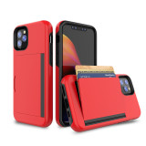 Candy Color Case Armor Card Slot Cover for iPhone 14 13 12 11 Pro Max Mini 7 8 Plus 6 6s X XS MAX XR Phone Case