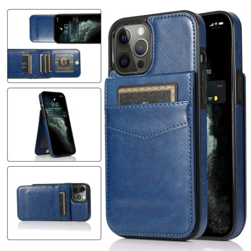 Wallet Card Slot Phone Case for iPhone 14 13 12 11 Pro Max XS Max X XR 7 8 Plus SE 2020 Shockproof Soft Leather Back Cover