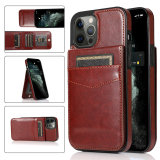 Wallet Card Slot Phone Case for iPhone 14 13 12 11 Pro Max XS Max X XR 7 8 Plus SE 2020 Shockproof Soft Leather Back Cover