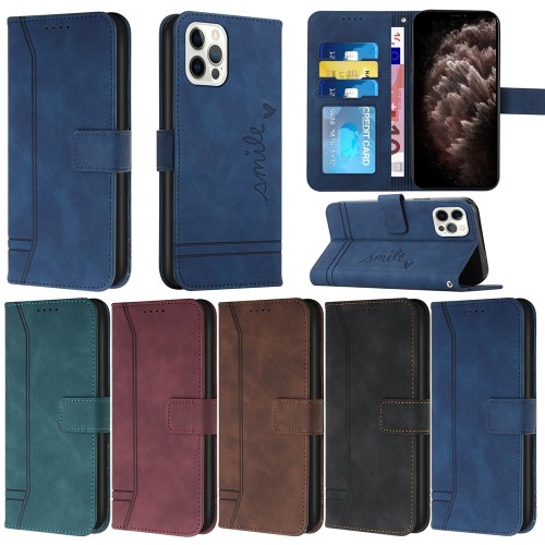 Retro Line Love Leather Case for Samsung Galaxy M02 M02S M12 M51 M31S M21 M12 M01 M62 F22 F62 F52 Cases Flip Wallet Phone Cover