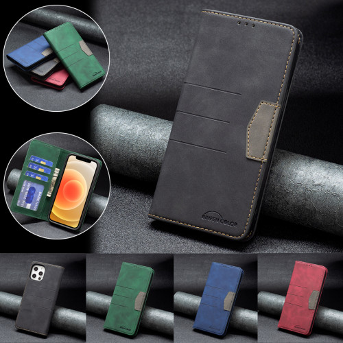 Luxury Fashion Magnetic Flip Phone Case for iPhone 11 12 13 Pro Max Mini NFC Card Slot Wallet Case Cover