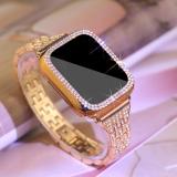 Diamond strap for Apple watch band 40mm 41mm 38mm 45mm 44mm 42mm 38mm Metal watchband for iWatch Serie 3 4 5 6 se 7 bracelet