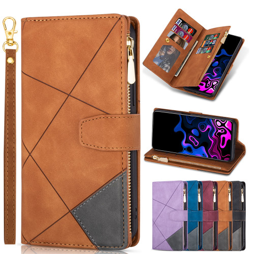 Leather Flip Wallet Case for Samsung S21 S20 FE S10 S9 S8 Plus Note 20 5G 10 9 8 Ultra S7 Edge S10E Cards Slot Phone Bags Cover