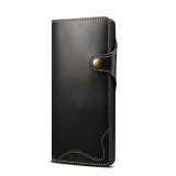 For Samsung Galaxy Note 20 S21 Handmade Genuine Cow Leather Case Cover for Samsung Note 20 Ultra S20 S21 Retro Wallet Flip Bag