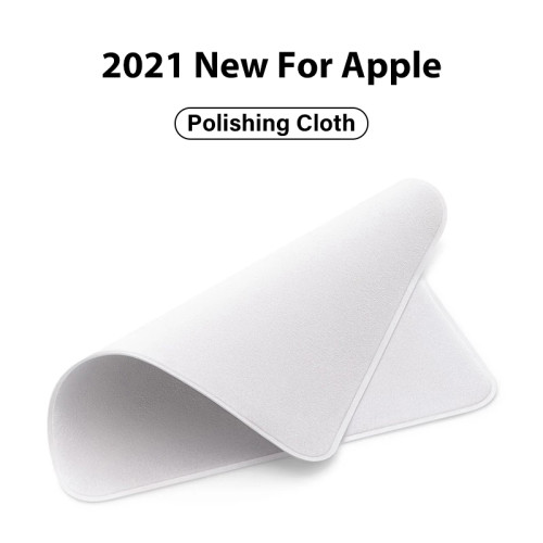 New Polishing Cloth for iPhone 13 Case Screen Cleanihg Cloth for Apple Watch iPad Mac iPod Pro TV Display Cleaning Supplies