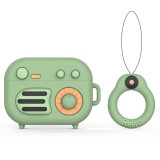 Radio Cartoon Case for Airpods Pro 3 Cover Wireless ear Phone Charge Airpod Ring Soft Silicone