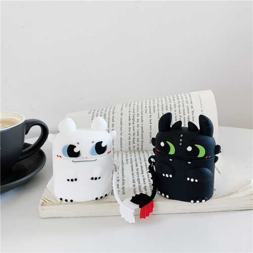 Hot Stereoscopic Dragon Night Fury Cute Case for AirPods 3 1 Silicone Bluetooth Earphone Case for Airpods 2 Protective Cover