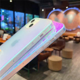 Gradient Laser Transparent Phone Case For iPhone 12 11 13 Pro Max XS Max XR X 7 8 Plus 13Pro Aurora Shockproof Bumper Back Cover