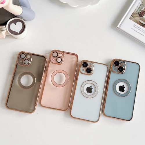 For iPhone 13 12 Pro Max 11 Phone Case Luxury Plating Soft Shockproof Silicone Clear Transparent Back Cover Women