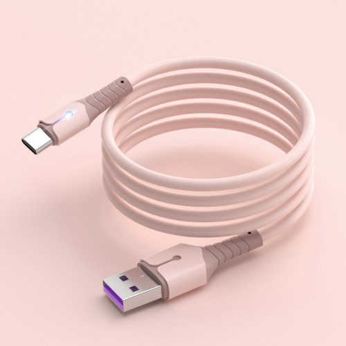 USB Type C Cable For Xiaomi Redmi K20 Pro Type-C Cable Silicone Braided USB C Fast Charger Cord For Samsung Galaxy S8 Phone 1M