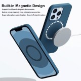 Magnetic Adsorption Animation Popup for Magsafe Official Silicone Case for iPhone 13 Pro Max 13Pro 13Mini 13 Wireless Charging