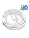 USB C To PD 20W Fast Charging Cable For iPhone 11 12 13 Pro Max mini XR XS MAX X 7 8 Plus SE Charger Cable Data Line Accessories