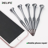 RELIFE RL-721 Screwdriver Set Precision Torx Cross Screwdrivers Tips in Handle for iPhone Huawei Phone Open Hand Tools
