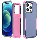 Shockproof Hybrid Armor Phone Case For iPhone 14 13 12 Pro 11 XR XS Max For iPhone 11 Pro Max 14pro Hard PC+TPU 2 in1 Back Cover