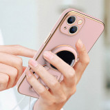 3D Astronaut Folding Stand Holder Phone Case For iPhone 14 13Pro Max 12 11 Pro XS Max XR 14Pro max Lens Protection Plating Cover