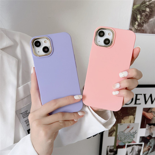 Luxury Plating Liquid Phone Case For iPhone 12 11 13 14 Pro Max Soft Case On iPhone XR XS X 7 8 14 Plus SE Protective Back Cover
