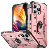 Rugged Armor Shockproof Case For iPhone 14 13 12 11 Pro Max Xs XR X 8 7 6s 6 Plus SE 2022 Magnetic Metal Ring Holder Back Cover
