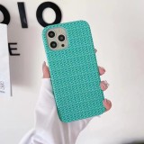 Woven Texture Leather For IPhone 14 13 12 11 Pro Max Mini X XR XsMax SE 2020 7 8 Plus Soft Phone Case