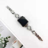 Metal Heart-shaped Bracelet for Apple Watch Band Series 8 7 6 SE 5 4 3 Adjustable Strap Ultra 49mm 41mm 45mm 40mm 44mm Belt