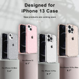 Clear Crystal Glitter Phone Case For iPhone 13 13 Pro Max Soft TPU Case For iPhone 13 Mini Back Cover Silicone Clear Case