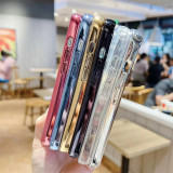 Luxury Plating Clear Magnetic For Magsafe Wireless Charge Case For iPhone 14 13 12 11 Pro Max X XR XS Max Silicone Shockproof Cover