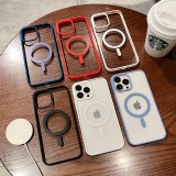 Clear Magnetic For Magsafe Wireless Charge Case For iPhone 14 13 12 11 Pro Max X XR XS 7 8 Plus Soft TPU Bumper Shockproof Cover