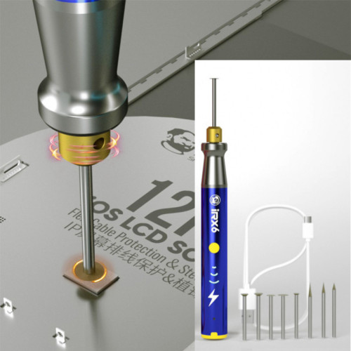 Mechanic IRX6 Mini Electric Chip Polishing Pen Intelligent Charging Grinder Engraving Carving Pen for Phone Rpair Tool