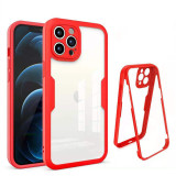 Clear 360 Full Body Protection Case For iPhone 14 13Pro 11 12 Pro Max X XR XS With Front Screen Protector Shockproof Back Cover