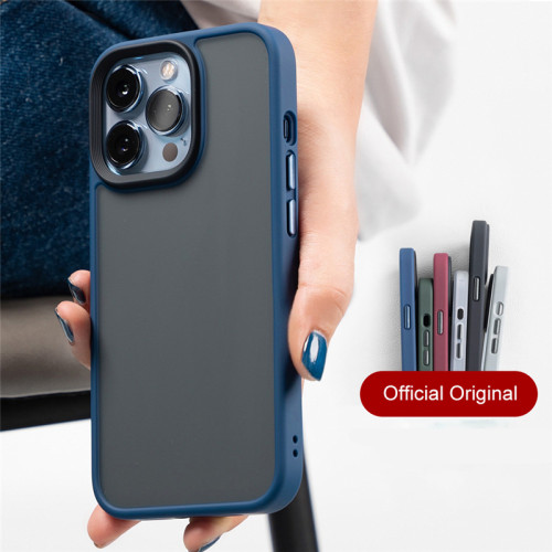 Soft Silicone Shockproof Bumper Case For iPhone 12 13 14 Pro XS Max Translucent Cover Matte Funda Shell