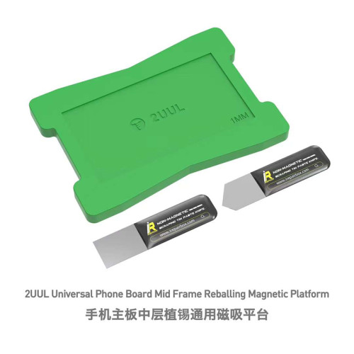 2UUL Universal Phone Board Mid Frame Reballing Magnetic Platform Mainboard Fixing Fixture Tin Planting Template
