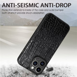 Crocodile Leather Ultra-thin Back Cover For iPhone 14 Pro Max Plus Case Camera Protection Shockproof Phone Cases