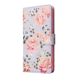 Case For iPhone 14 Plus 13 Pro Max 12 mini 11 Pro XS XR X 8 7 Plus Flower Pattern Leather Wallet Flip Cover