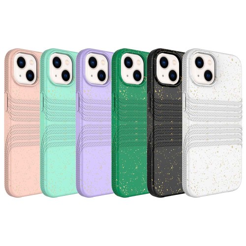 Biodegradable Wheatear Straw Case For iPhone 14 13 12 11 Pro Max XS XR 7 8 Plus Shockproof Matte Soft TPU Cover