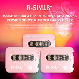 For R-SIM18+ dual-chip CPU sim card sticker for iphone 14 series 5G version iOS16