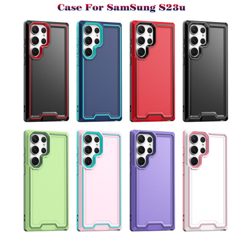 For Samsung Galaxy S23 Plus Ultra A53 A52S A73 A72 5G Case Full Protection Phone Bumper TPU Frame PC Back Shockproof Cover