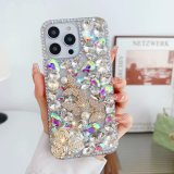Glitter Phone Case For iPhone 14Plus 13 12 11 14 Pro Max Luxury Soft Epoxy Crystal Cover For iPhone XR X S 6 7 8 Plus SE Sequins