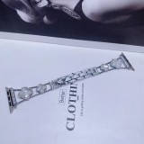 Luxury metal strap for Apple watch band bracelet chain iwatch series87654321SE Ultra 45/44mm 41/40mm Bling diamond women  wrist