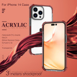 Clear Shockproof Case For iPhone 14 Plus 13 Pro Max 12 Mini 11 XS X XR 7 8 SE 2022 2020 iPhone14 Hybrid Transparent Phone Cover