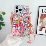 Glitter Phone Case For iPhone 14Plus 13 12 11 14 Pro Max Luxury Soft Epoxy Crystal Cover For iPhone XR X S 6 7 8 Plus SE Sequins