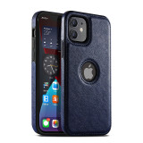 Cell Phone Case High Quality PU Leather Mobile Phones Cases for iPhone 11 12 13 14Pro Max X XR 6 7 8 Plus Black Business Cover