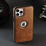 Cell Phone Case High Quality PU Leather Mobile Phones Cases for iPhone 11 12 13 14Pro Max X XR 6 7 8 Plus Black Business Cover
